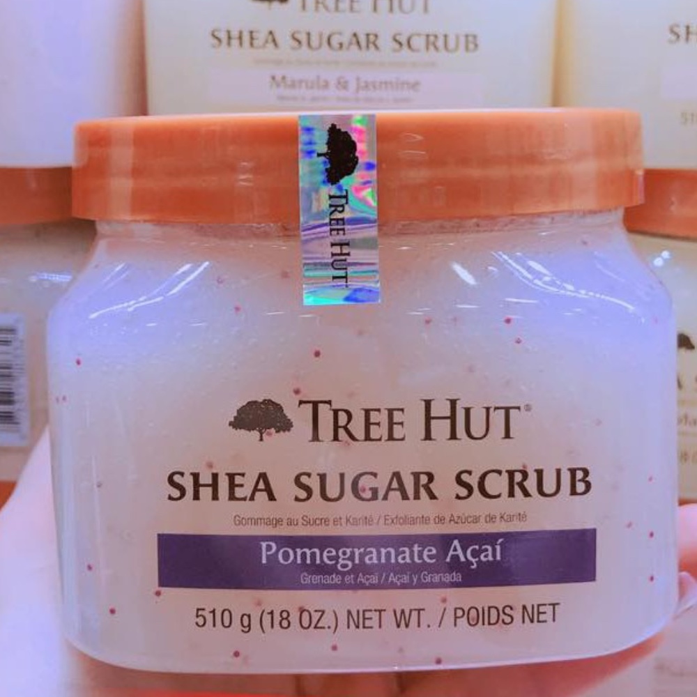TREE HUT pomegranate açai scrub RARE